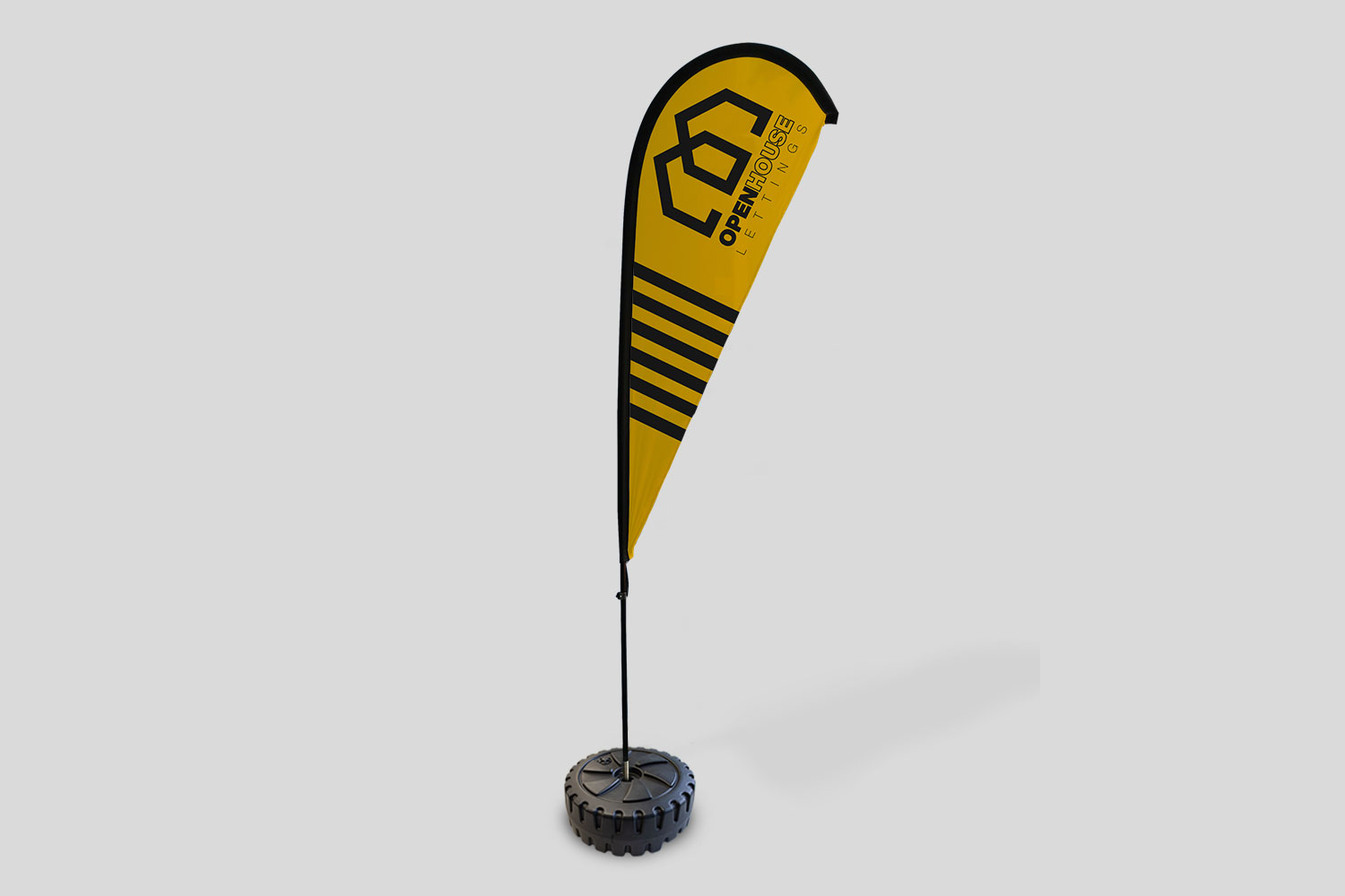 Quick Print teardrop flag